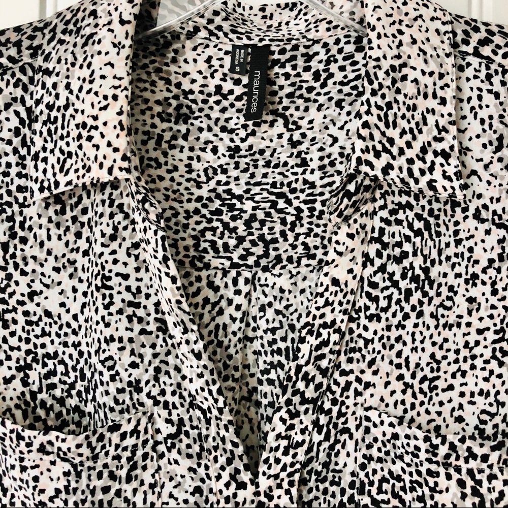Maurice’s Cheetah Print Blouse